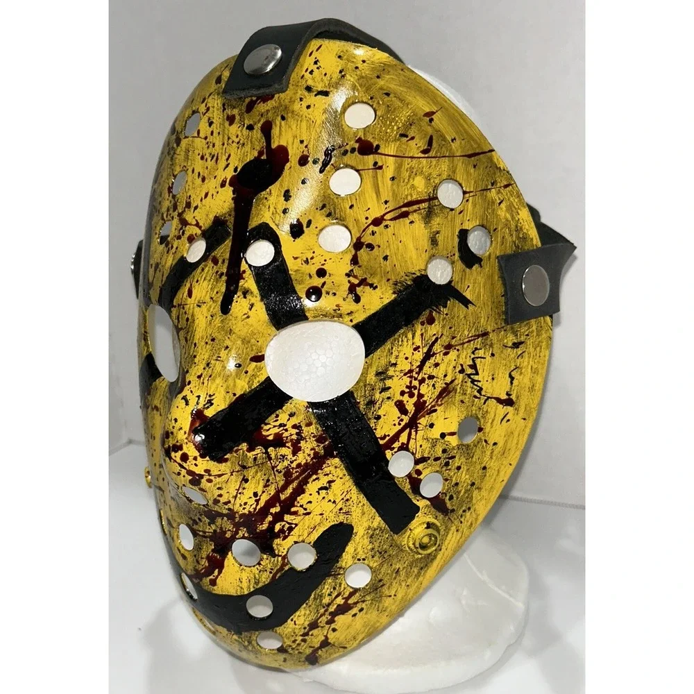 Halloween Party Hockey Mask‎ Horror Man Made Decoration Unique Scary Cosplay